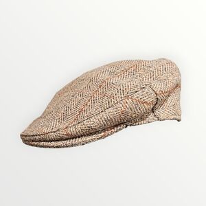 Herringbone Tweed Flat Cap